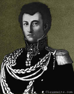 Portrait of Clausewitz in Russian uniform, c.1813