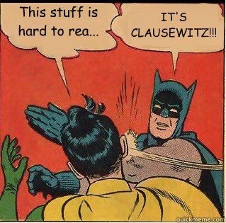 cartoon--Clausewitz: hard to read?