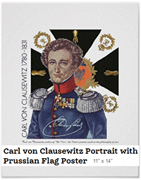 Zazzle Clausewitz poster, 11x14in.